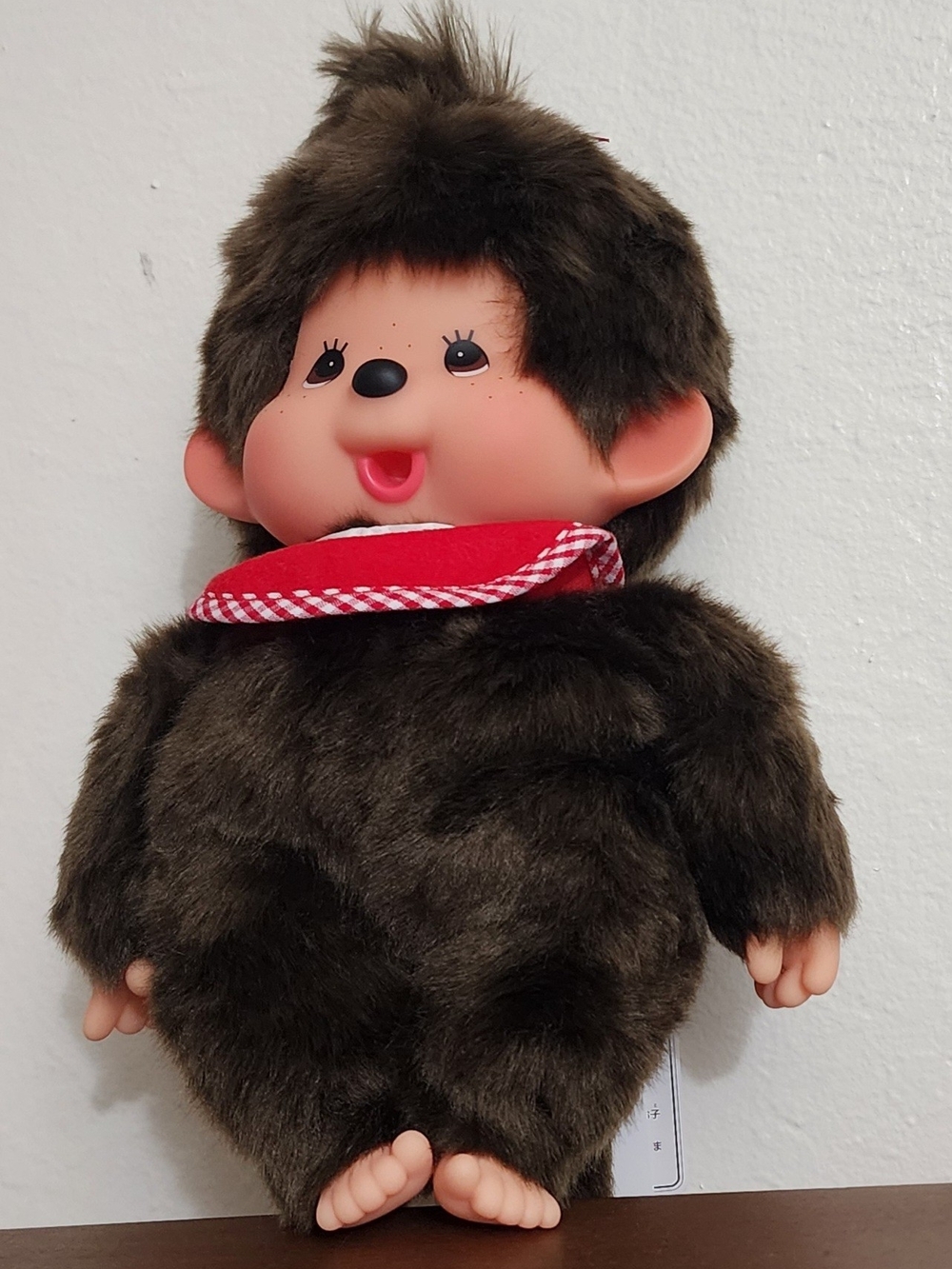 Monchhichi Plush Doll with Red Bandana (Medium)